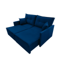 Ver imagem 3 de Sofa Cama Premiun (retratil/reclinavel sem caixa) Azul