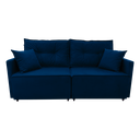 Ver imagem 5 de Sofa Cama Premiun (retratil/reclinavel sem caixa) Azul