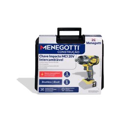 Chave de Impacto a Bateria MCI 20 127/220v 60hz Menegotti - 9