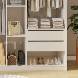 Closet Casal sem Portas 4 Gavetas Miami - 8