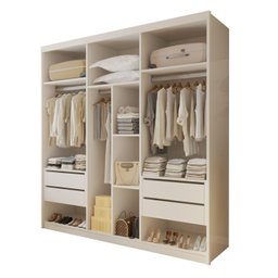 Closet Casal sem Portas 4 Gavetas Miami - 2