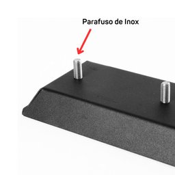 Suporte Apoio para 3 Tap Handle Chopp - Rosca 3/8 - Preto - 5