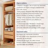 Closet Casal sem Portas 4 Gavetas Miami - 11