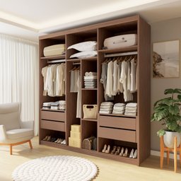 Closet Casal sem Portas 4 Gavetas Miami - 1