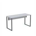 Ver imagem 3 de Mesa Madeira M134/60p25tub 134cm Industrial Cinza E Grafito