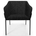 Ver imagem 3 de Kit 3 Cadeiras para Sala de Jantar Estar Living Olívia L02 Linho Chumbo - Lyam Decor