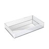 Bandeja de Metal com Espelho Prateada 25 X 15 X 4 Cm Casa Del Grande - 1