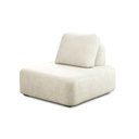 Ver mais imagens de Conjunto Sala de Estar 1 Sofá Retrátil Modulado 312cm e 1 Poltrona Santiago Bouclê Branco G89 - Gran