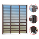 Ver imagem 3 de Porta Cor.c/Trav.3F.Móv.1/3 210x120 Elite c/Fecho Autom V.Ref.Mix Corten Brimak