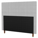 Ver imagem 1 de Cabeceira Cama Box Casal Queen Size Parisis 160cm Sintético Branco - Desk Design