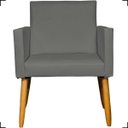 Ver imagem 3 de Kit 2 Poltronas Decorativas Para Recepção Manicure Sala Escritório Consultório Corino