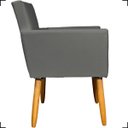 Ver imagem 4 de Kit 2 Poltronas Decorativas Para Recepção Manicure Sala Escritório Consultório Corino
