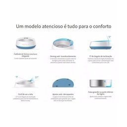Comedouro Com Balança Para Cães E Gatos Grande TrendPet Smart Metal - 3