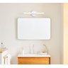 Arandela Moderna Slim Linear Perfil Led Integrado 50cm - Prata - 3