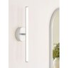 Arandela Moderna Slim Linear Perfil Led Integrado 50cm - Prata - 1