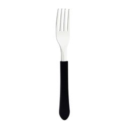 Kit - Jogo de Facas e Garfo Leme 12 Peças em Aço Inox Cabo Preto Pbag - Tramontina - 1