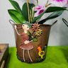 Vaso Cachepô Decorativo em Lata com Alça (menina) Top Garden - 7