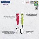 Ver mais imagens de Jogo de Talheres Infantil Colorido Tramontina Lirous 02pçs