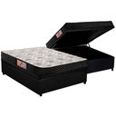 Ver imagem 1 de Cama Box Baú Casal: Colchão Espuma D33 Paropas Pasquale + Base CRC Suede Black(138x188)