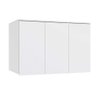 Módulo de Quarto Solteiro Armário Ponte Aéreo N541 Adapt C/ 3 Portas Branco - Kappesberg - 1