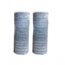 Ver imagem 1 de Kit Tela Decoração Natal Fita 15cmx5m Prata 2 Peças - Magizi