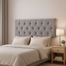 Cabeceira Dubai P/ Cama Box Casal Capitonê 1,40 Cm - Cinza - 8