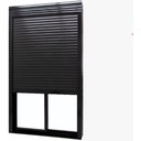 Ver imagem 2 de Porta Integrada L20 Alumínio Preto com Persiana 2 Folhas Móveis - 230x140