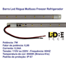 Barra Led Régua Multiuso Freezer Refrigerador 7w -- 470mm:127v/branco-neutro - 3