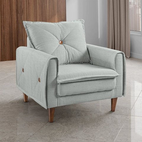 Poltrona Miami em Madeira de Eucalipto Movellu Home