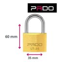 Ver imagem 2 de Cadeado Pado Latão 35mm Pado