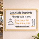 Ver imagem 1 de Lousa Quadro Branco Madeira 30x40cm Multiuso Anotacoes Planejamento Mural Moldura MDF Adulto Infanti
