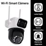 Câmera de Segurança Wi-fi Ip Resistente À Água 2 em 1 - 2