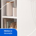 Ver imagem 6 de Balcão de Cozinha de Aço Gabinete para Pia 3 Portas 2 Gavetas 150cm Multimóveis Cr20355