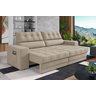 Sofá Oscar Plus 2,30m Retrátil/reclinável Suede Capuccino - Xflex - 1