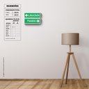 Ver imagem 2 de Placa Liberdade ou Paraíso - Quadro ou placa decorativa com 2 peças - 15mm - Quadro decorativo (Bord