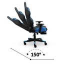 Ver imagem 7 de Cadeira Gamer Xt Racer Viking Series com Apoio de Pés Azul