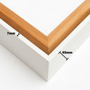 Ver imagem 3 de Moldura Filete Branca 120x90 Cm com Chassi para Canvas