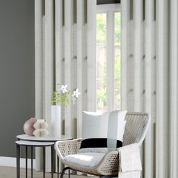 Cortina em Linho Decorativa 400 X 250 Cm Flat - 2