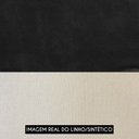 Ver imagem 5 de Poltrona para Sala Giratória Redonda Saphire M22 Linho Bege/preto - Mpozenato