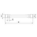 Ver imagem 3 de Chave De Roda Em Aço Cromo Vanádio 27x32 Mm Tramontina Pro Tramontina