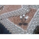 Ver imagem 3 de Tapete Marrom Luxo de Crochê Artesanal