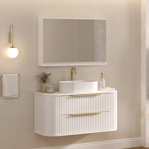 Conjunto Alice 1 Metro Suspenso - sem Cuba - Fabribam Branco
