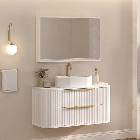 Conjunto Alice 1 Metro Suspenso - sem Cuba - Fabribam Branco