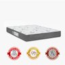 Cama Box Queen Bipartido + Colchão D33 One Face - Suede Cinza - 4