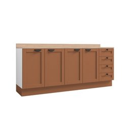 Cozinha Modulada 2 Peças 2 Balcões Arizona CabeCasa MadeiraMadeira - 2