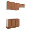 Ver imagem 3 de Cozinha Modulada 3 Peças 2 Aéreos 1 Balcão Arizona CabeCasa MadeiraOriginals