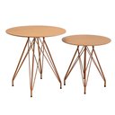 Ver imagem 1 de Kit 2 Mesas de Canto Latorre Cobre