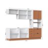Cozinha Modulada 5 Peças 1 Torre 2 Aéreos 2 Balcões Arizona Arizona CabeCasa MadeiraOriginals - 3