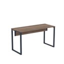 Ver imagem 3 de Mesa Madeira X M134/60P25 134cm Industrial Walnut e Azul Cinza