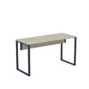 Ver imagem 3 de Mesa Madeira X M134/60P25 134cm Industrial Nogueira e Azul Cinza